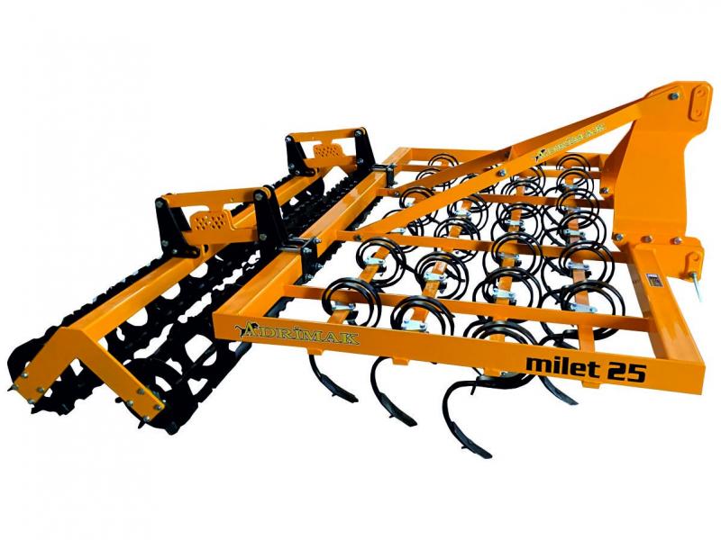 Double Roller Spring Tine Cultivator (MİLET)